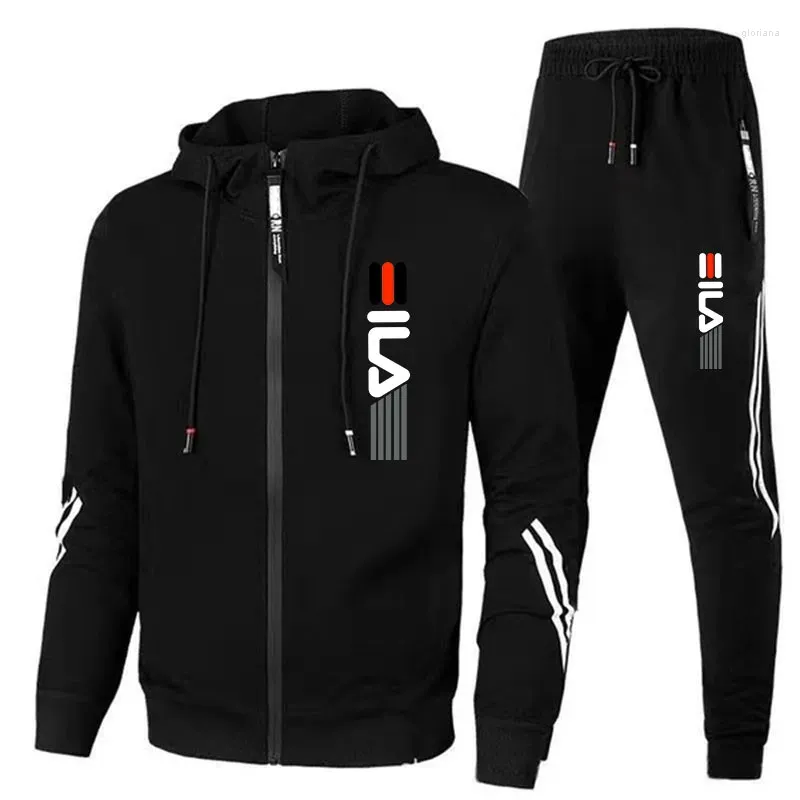 Men's Tracksuit Hooded Sweatshirt+Sweatpants